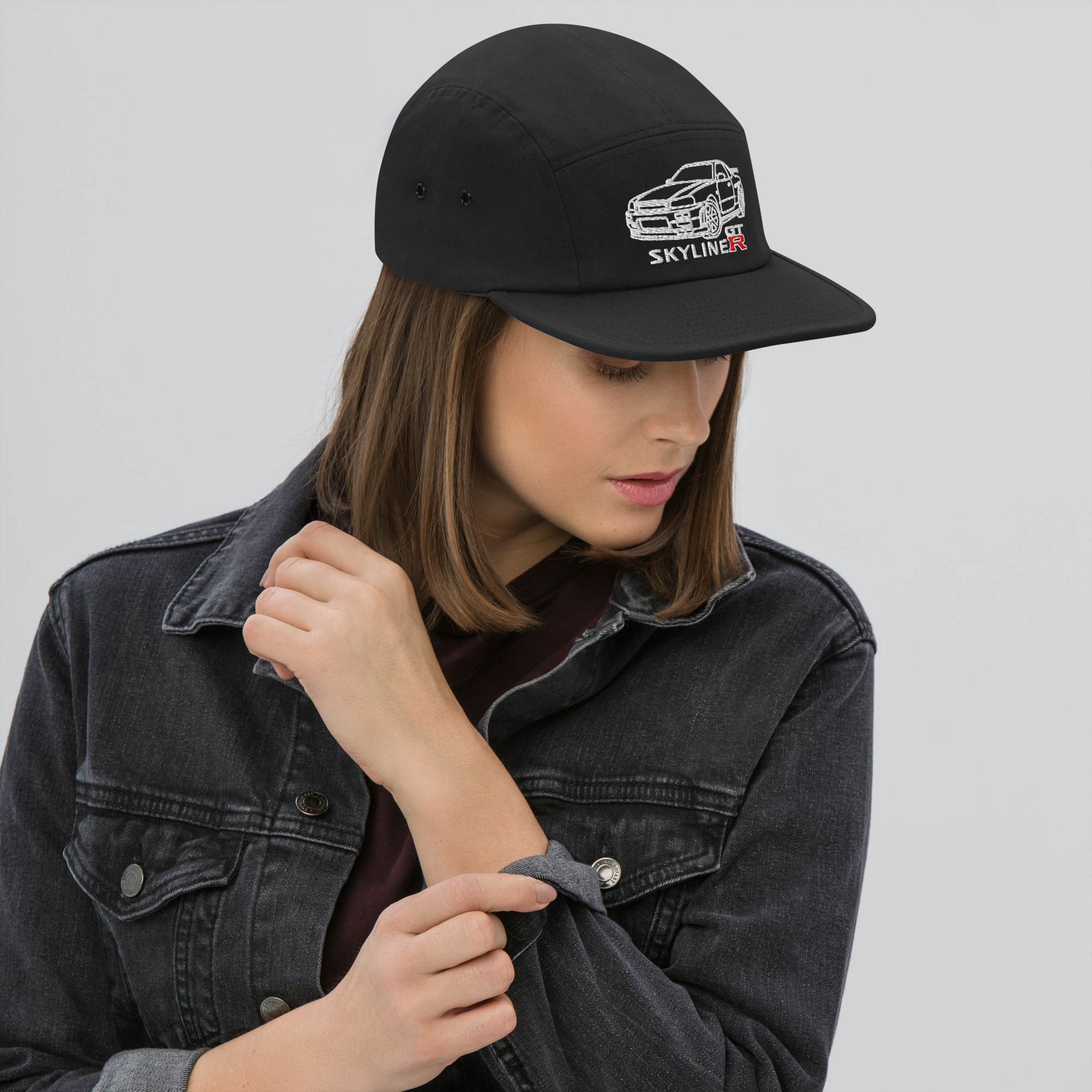 Nissan Skyline GTR MK4 Five Panel Cap - Image 2