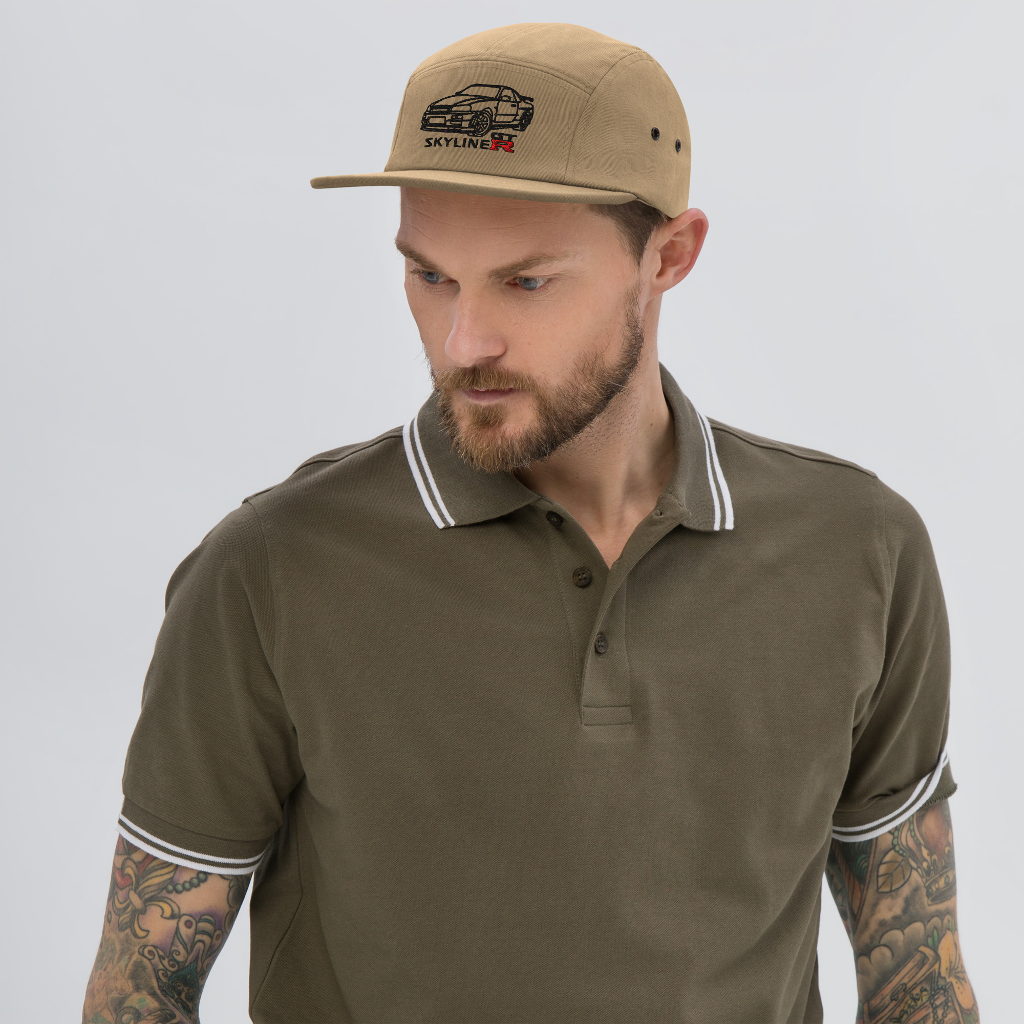 Nissan Skyline GTR MK4 Five Panel Cap - Image 8