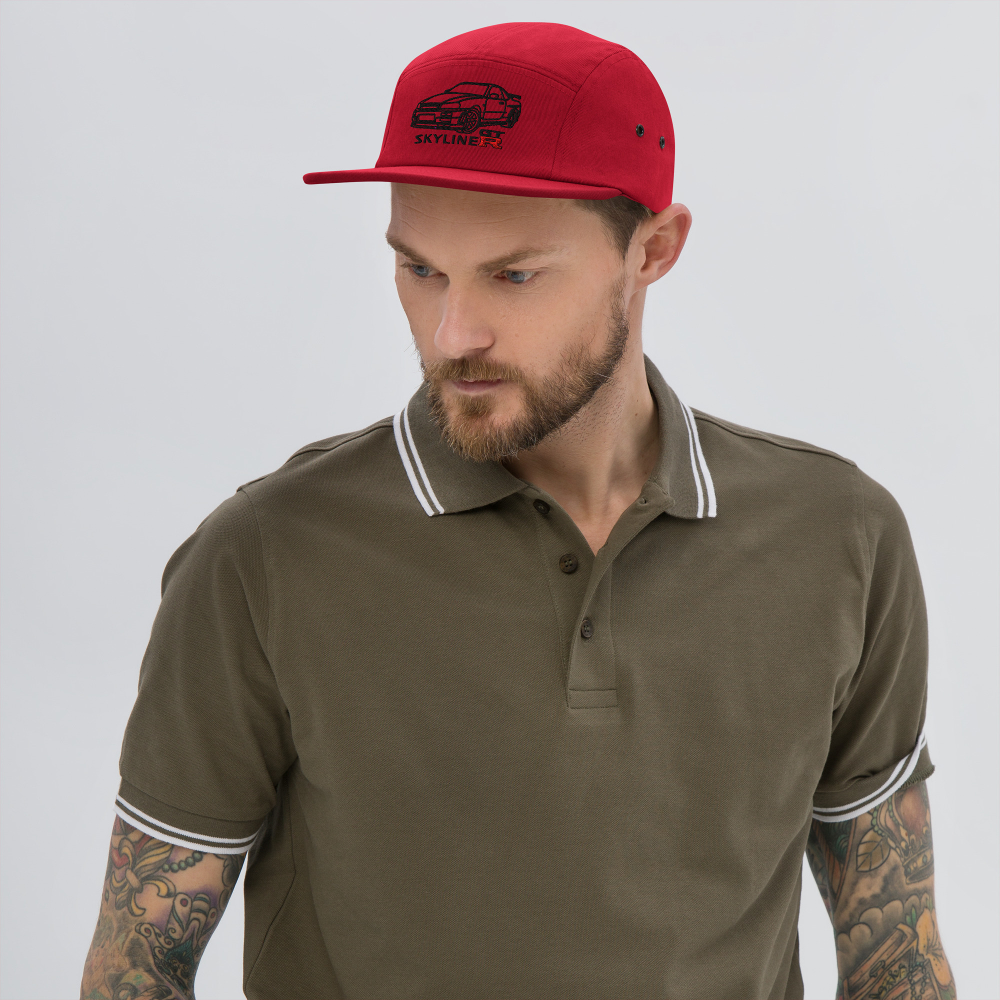 Nissan Skyline GTR MK4 Five Panel Cap - Image 7