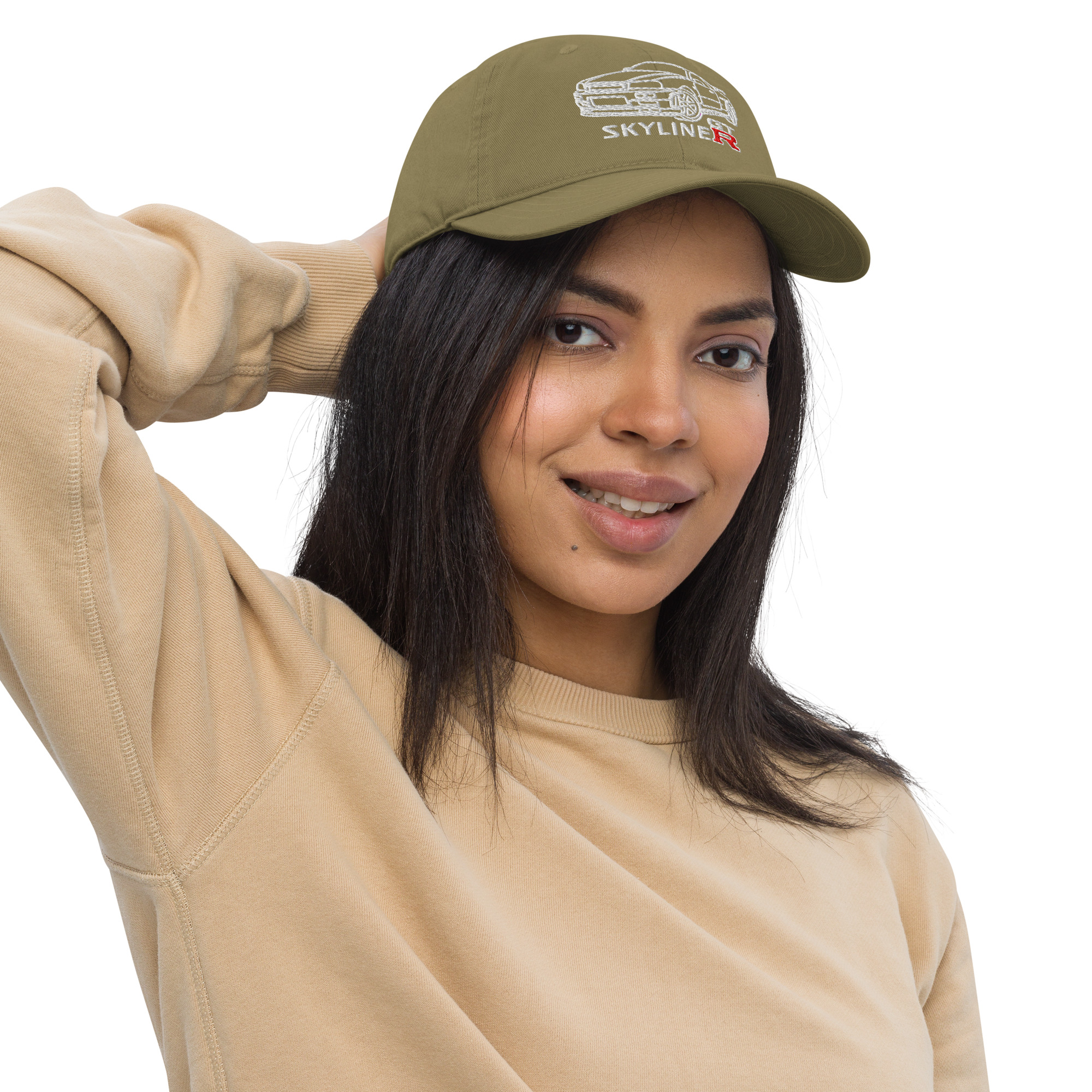 Nissan Skyline GTR Mk4 Organic Dad Hat - Image 4