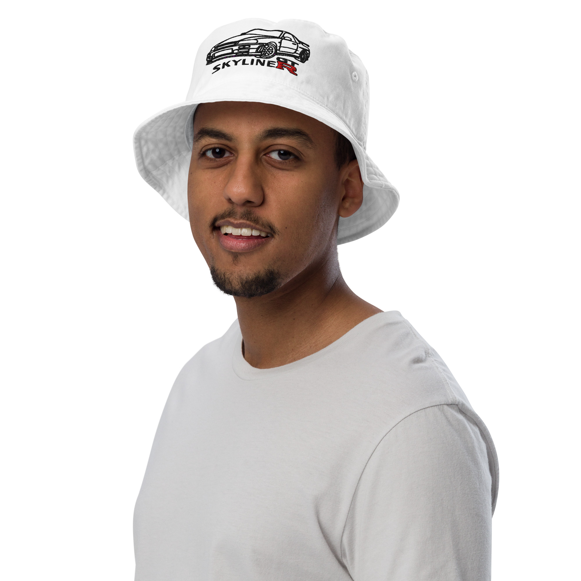 Nissan Skyline GTR MK4 Organic Bucket Hat - Image 4