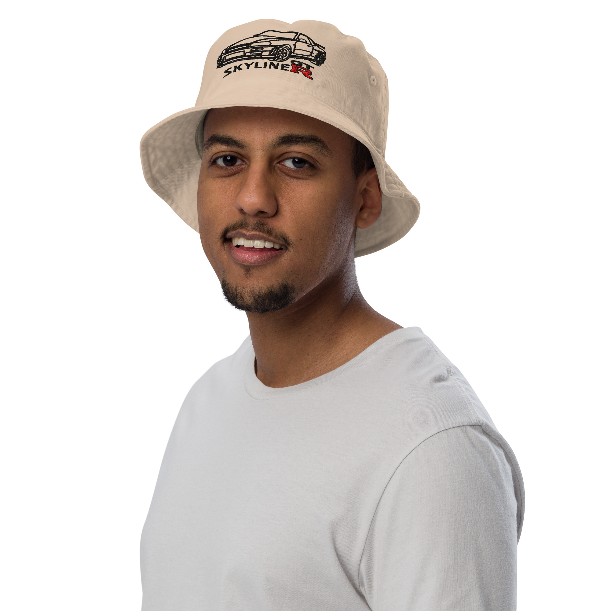 Nissan Skyline GTR MK4 Organic Bucket Hat - Image 3