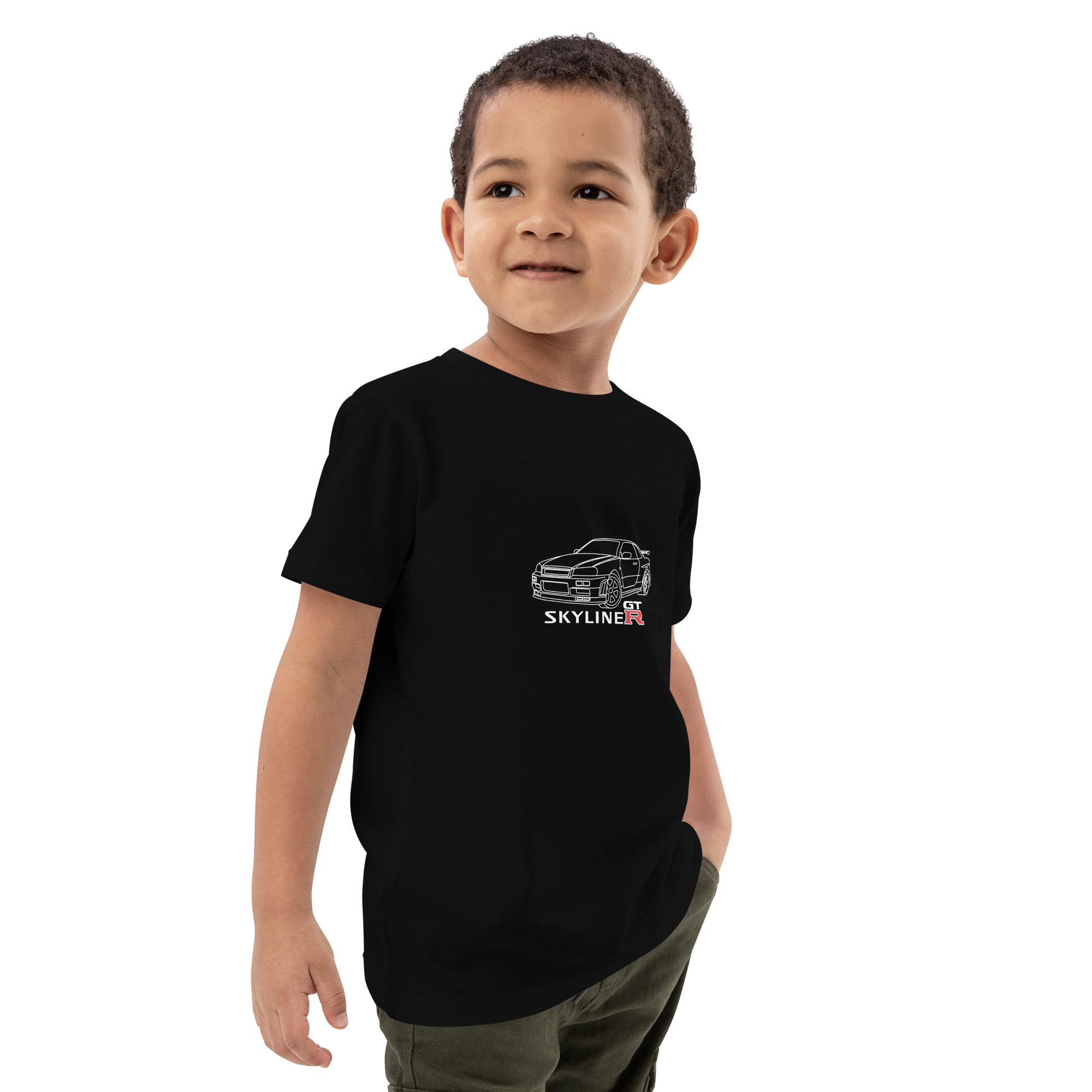 Nissan Skyline GTR MK4 - Organic cotton kids t-shirt - Image 4