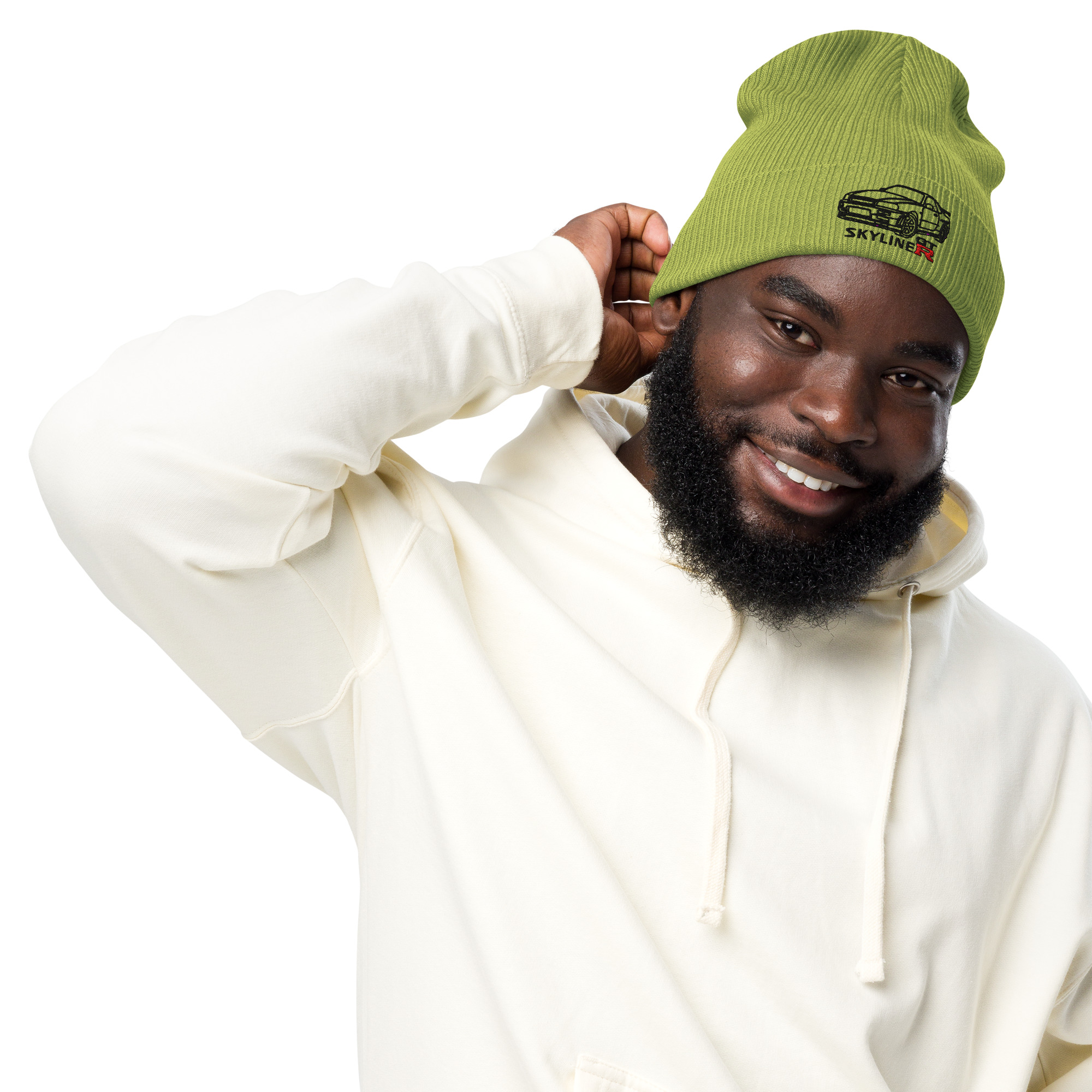 Nissan Skyline GTR MK4 Organic ribbed beanie - Image 8
