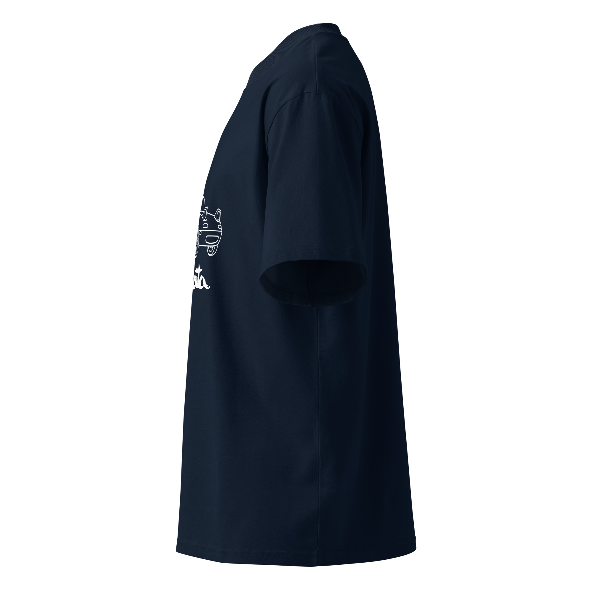 Mazda Miata organic oversized high neck t-shirt - Unisex - Image 3