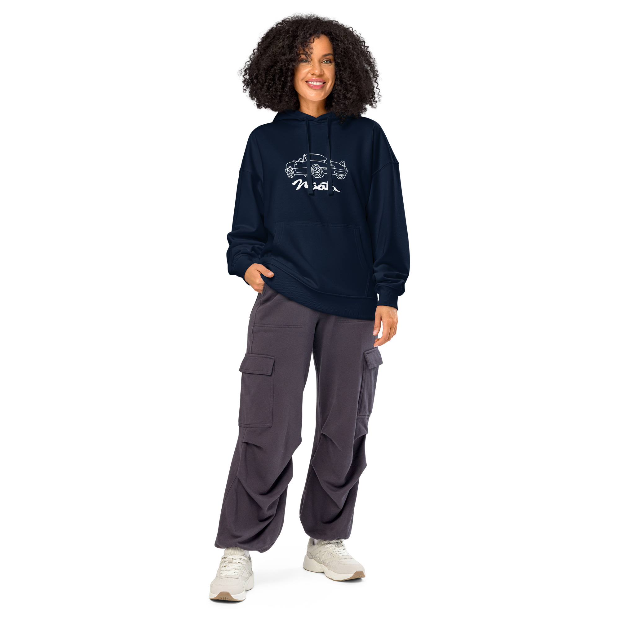 Mazda Miata Organic relaxed hoodie - Unisex - Image 4
