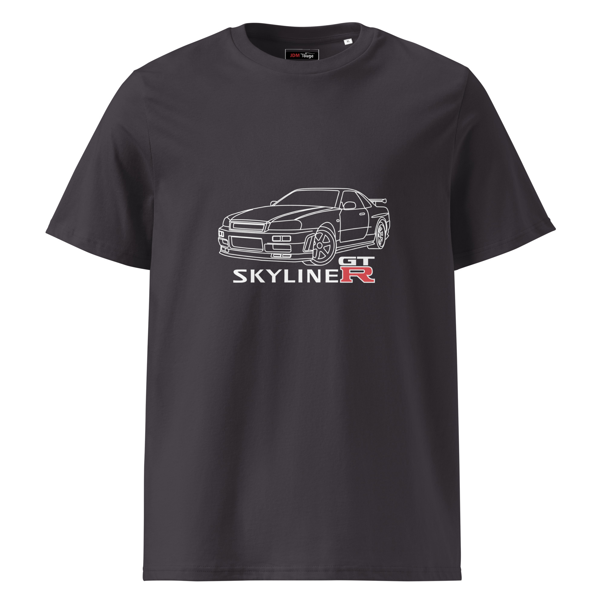 Nissan Skyline GTR MK4 Organic ribbed neck t-shirt - Unisex - Image 8