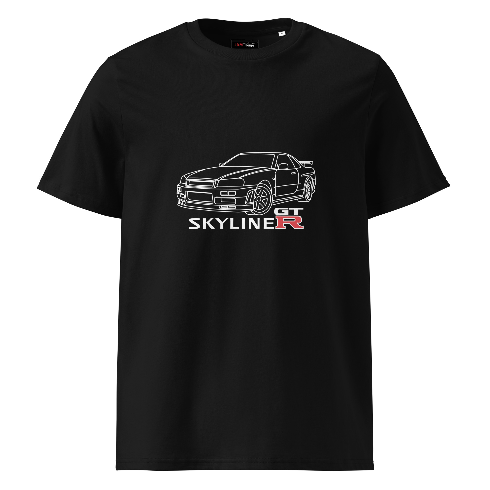 Nissan Skyline GTR MK4 Organic ribbed neck t-shirt - Unisex - Image 3
