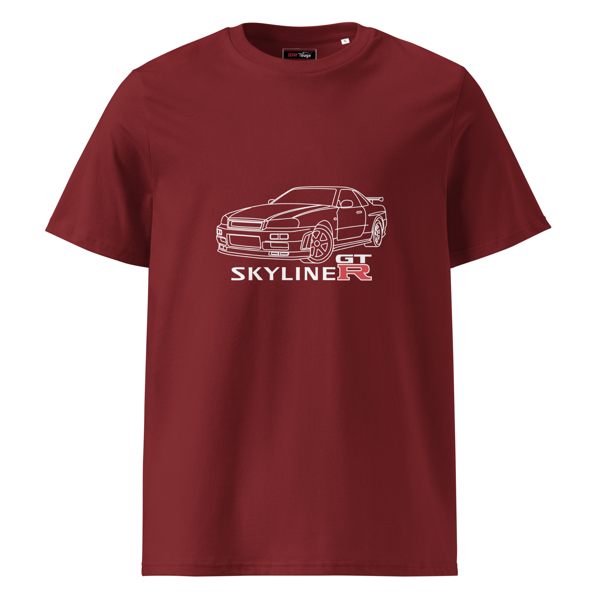 Nissan Skyline GTR MK4 Organic ribbed neck t-shirt - Unisex - Image 6