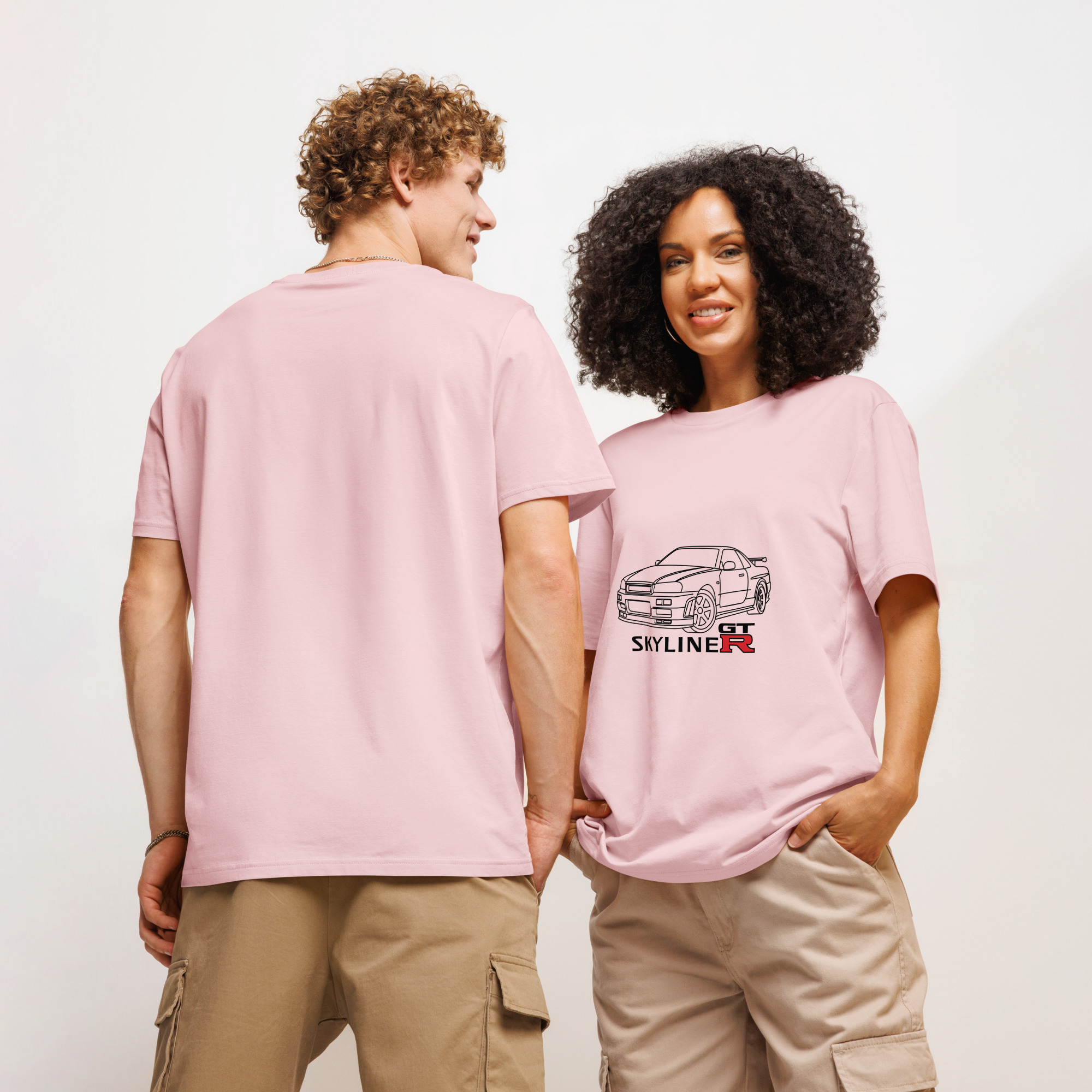 Nissan Skyline GTR MK4 Organic ribbed neck t-shirt - Unisex - Image 17