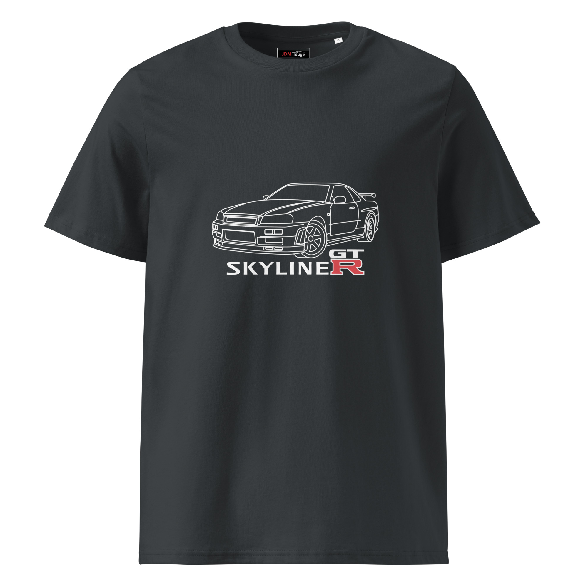Nissan Skyline GTR MK4 Organic ribbed neck t-shirt - Unisex - Image 7