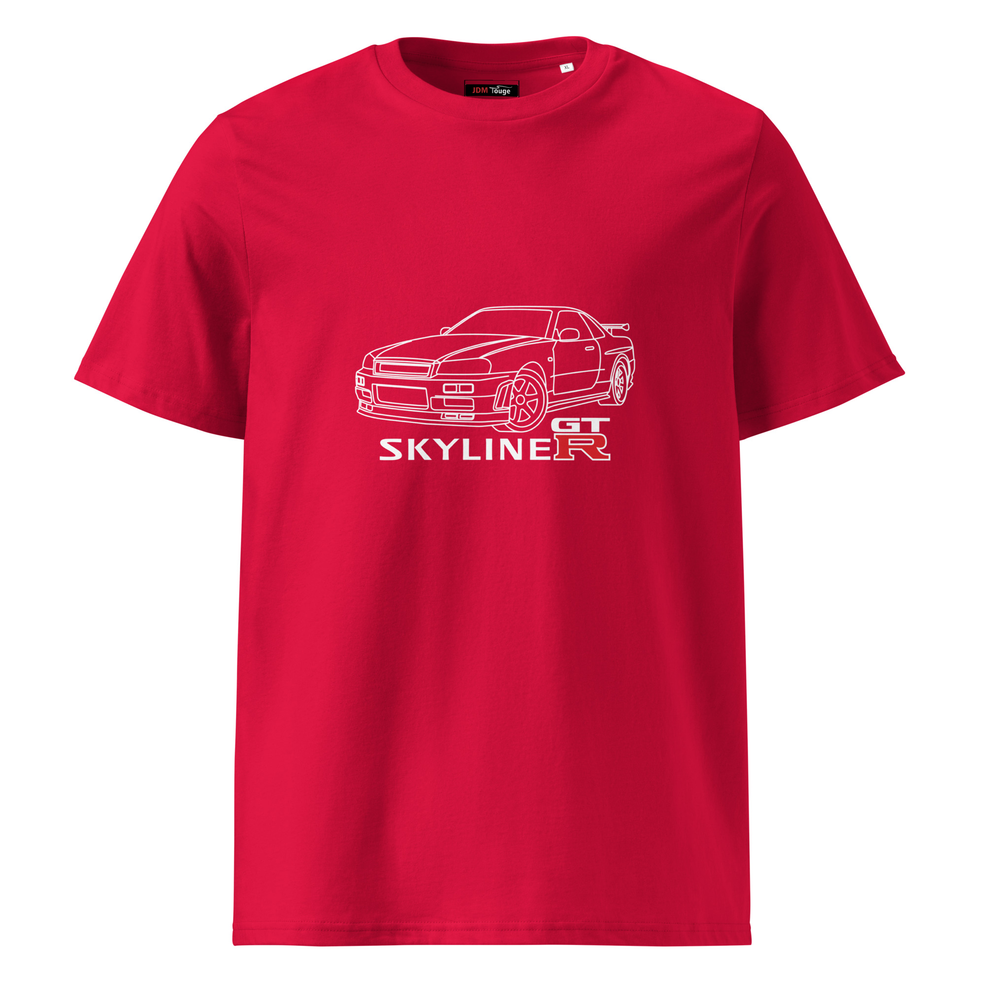 Nissan Skyline GTR MK4 Organic ribbed neck t-shirt - Unisex - Image 9