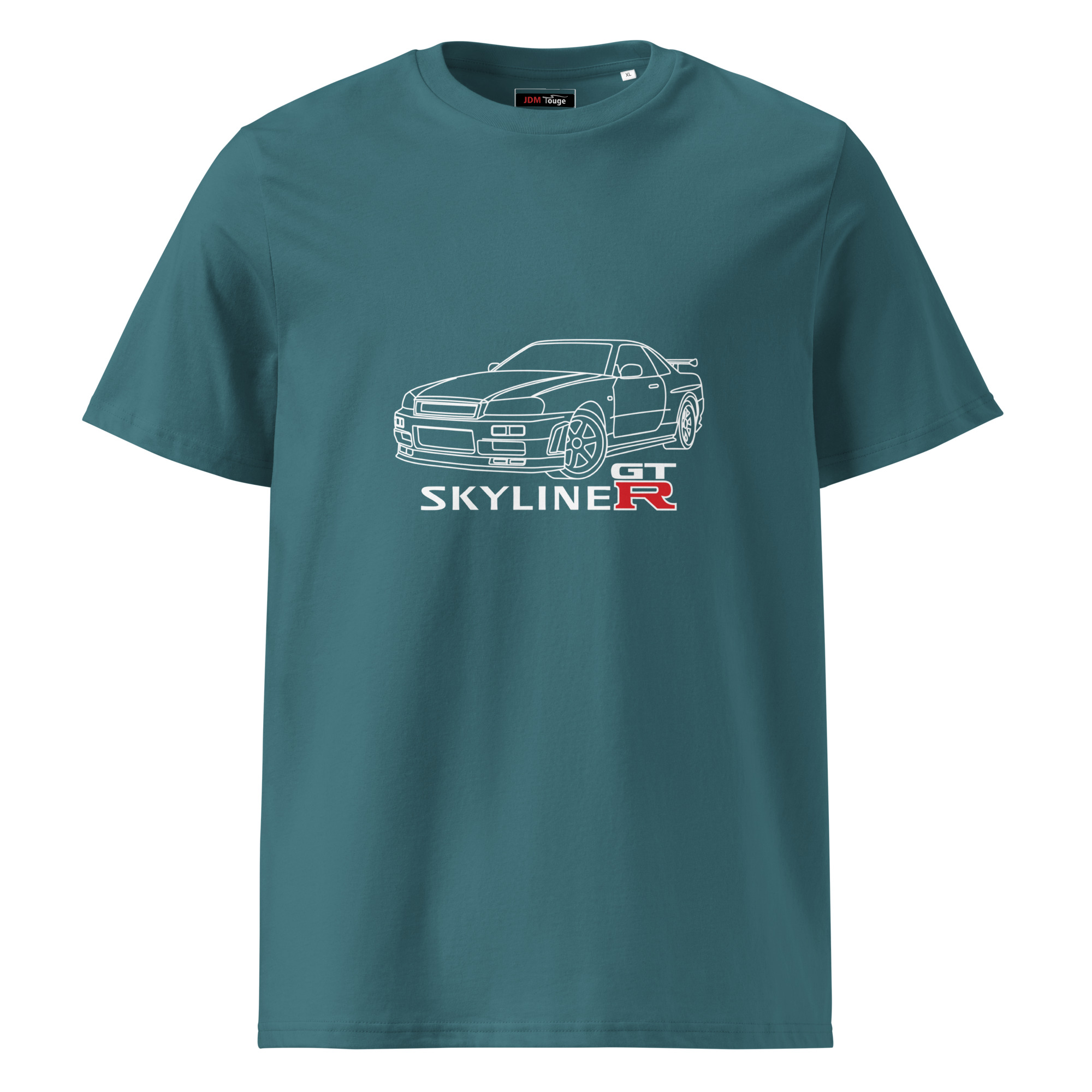 Nissan Skyline GTR MK4 Organic ribbed neck t-shirt - Unisex - Image 10