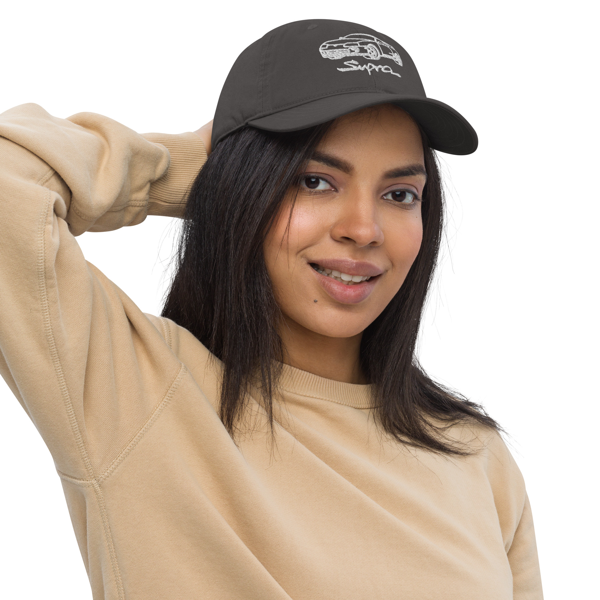 Toyota Supra JDM Organic Dad Hat - Image 3
