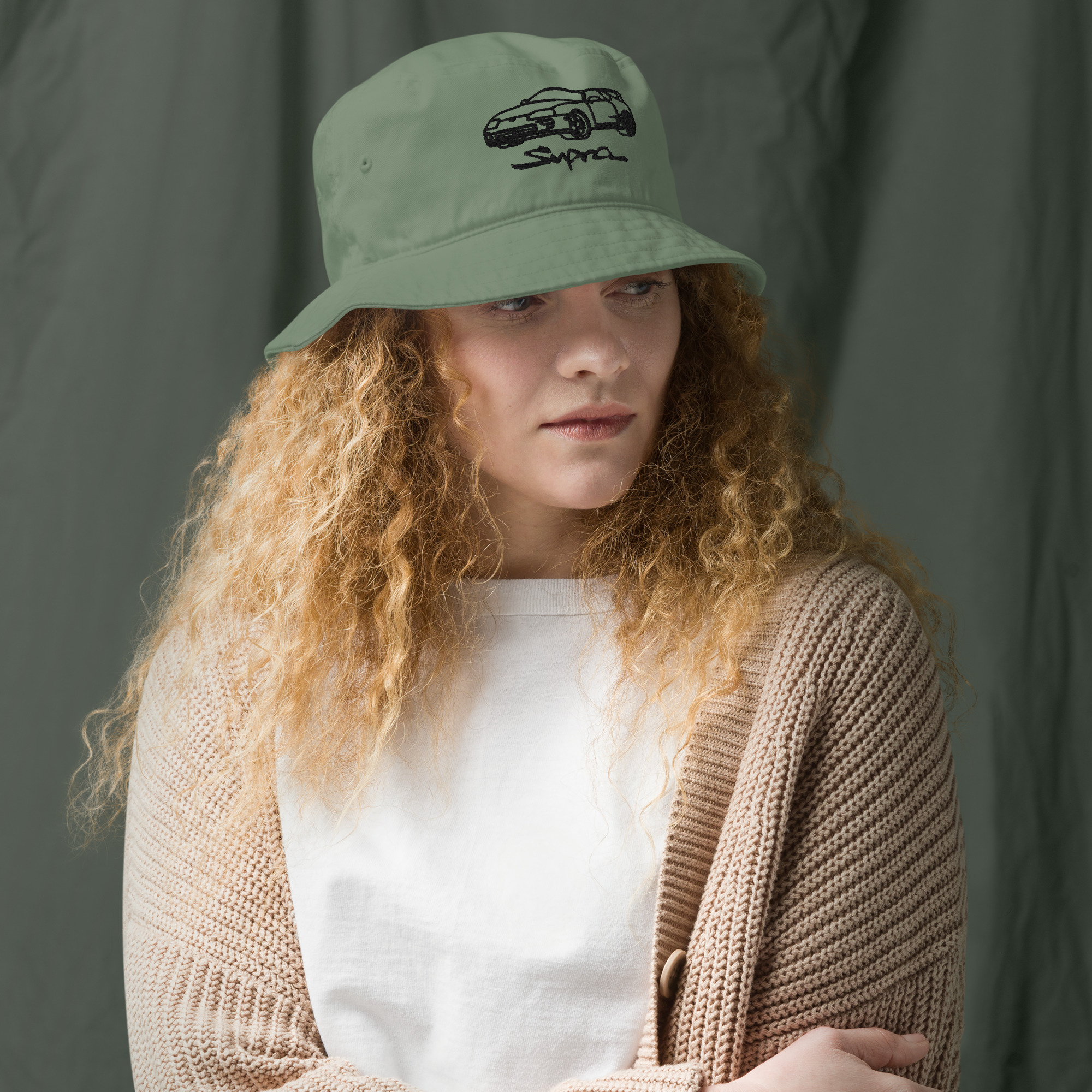 Toyota Supra JDM Organic bucket hat - Image 2