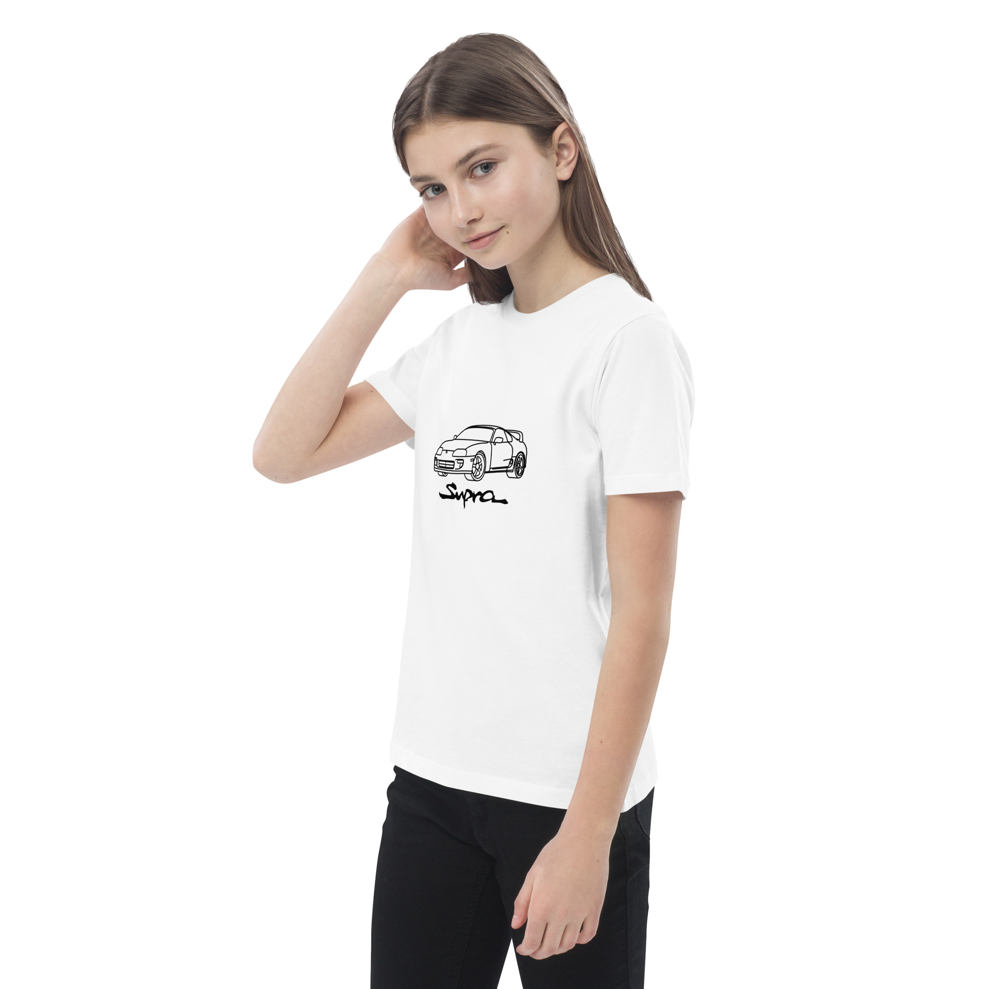 Toyota Supra Organic cotton kids t-shirt - Image 4