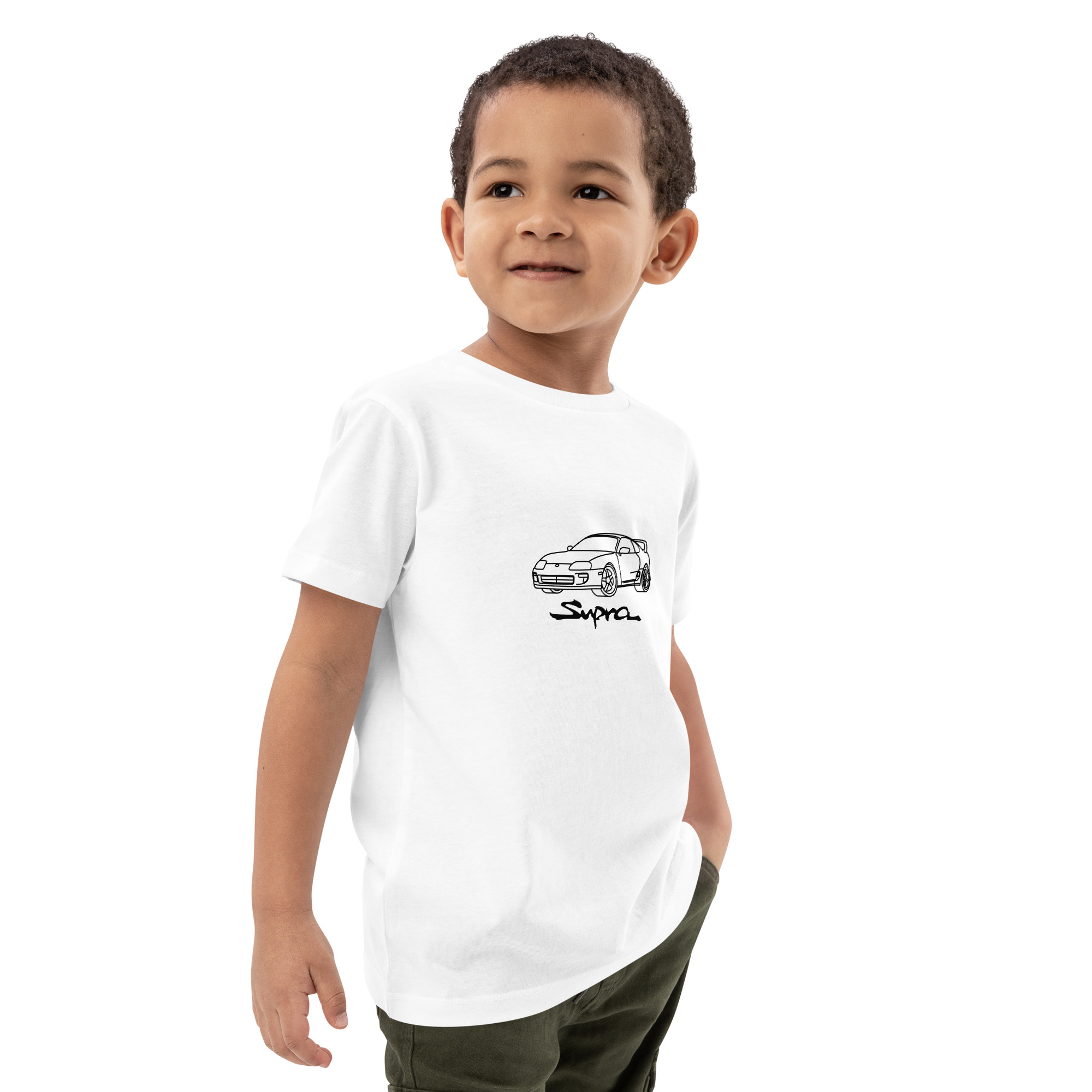 Toyota Supra Organic cotton kids t-shirt - Image 5