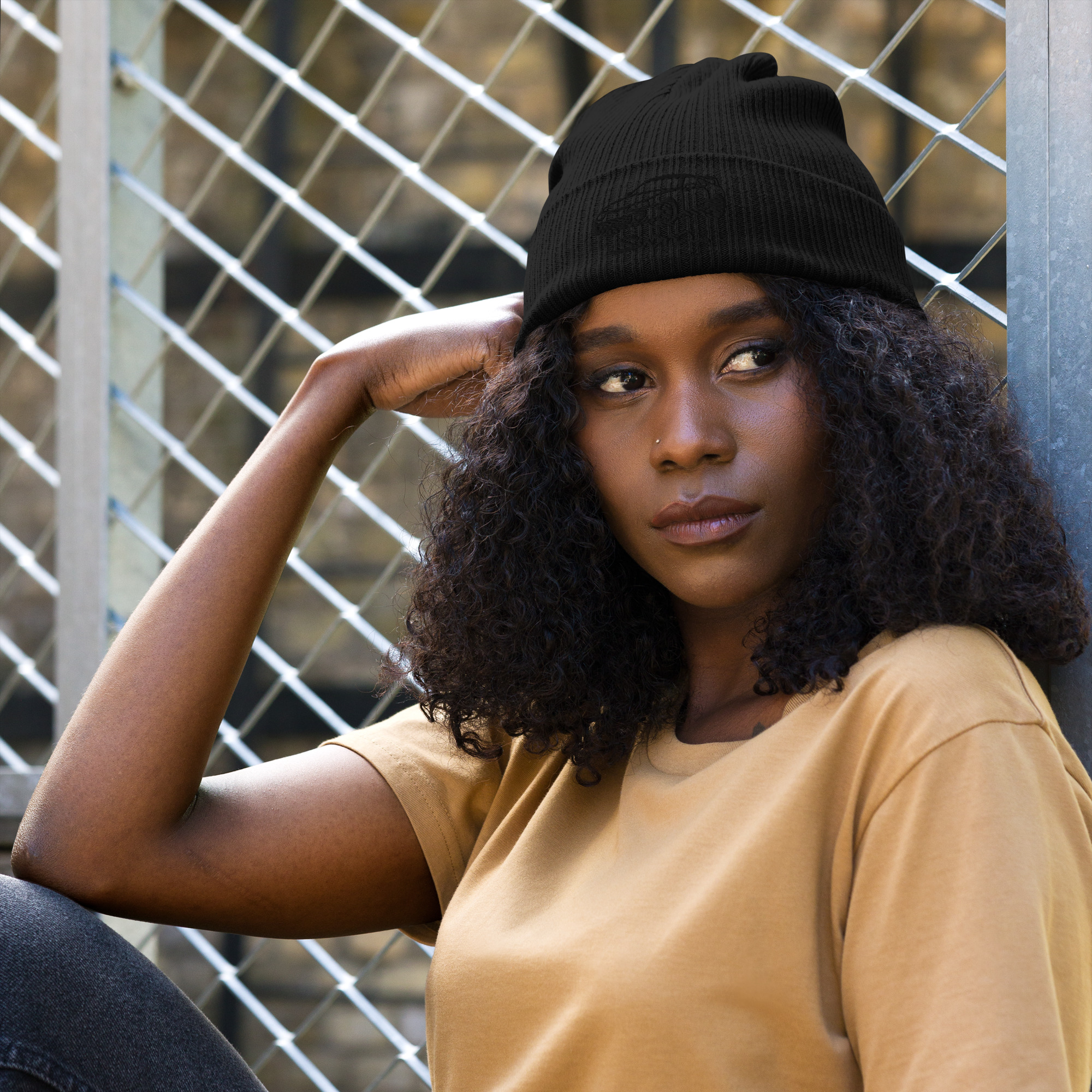 Toyota Supra JDM Organic ribbed beanie - Image 4