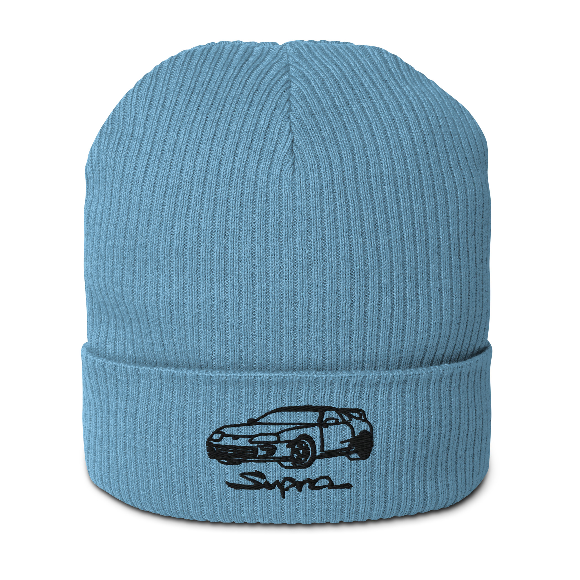 Toyota Supra JDM Organic ribbed beanie - Image 8