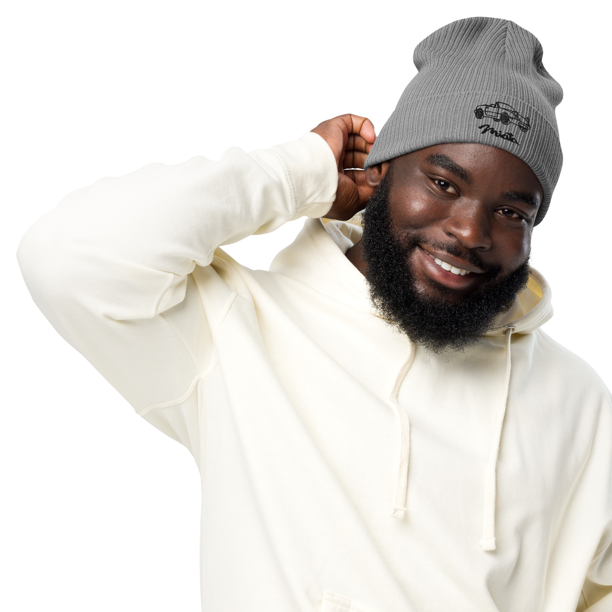 Mazda Miata JDM Organic ribbed beanie - Image 9