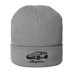 Toyota Supra JDM Organic ribbed beanie