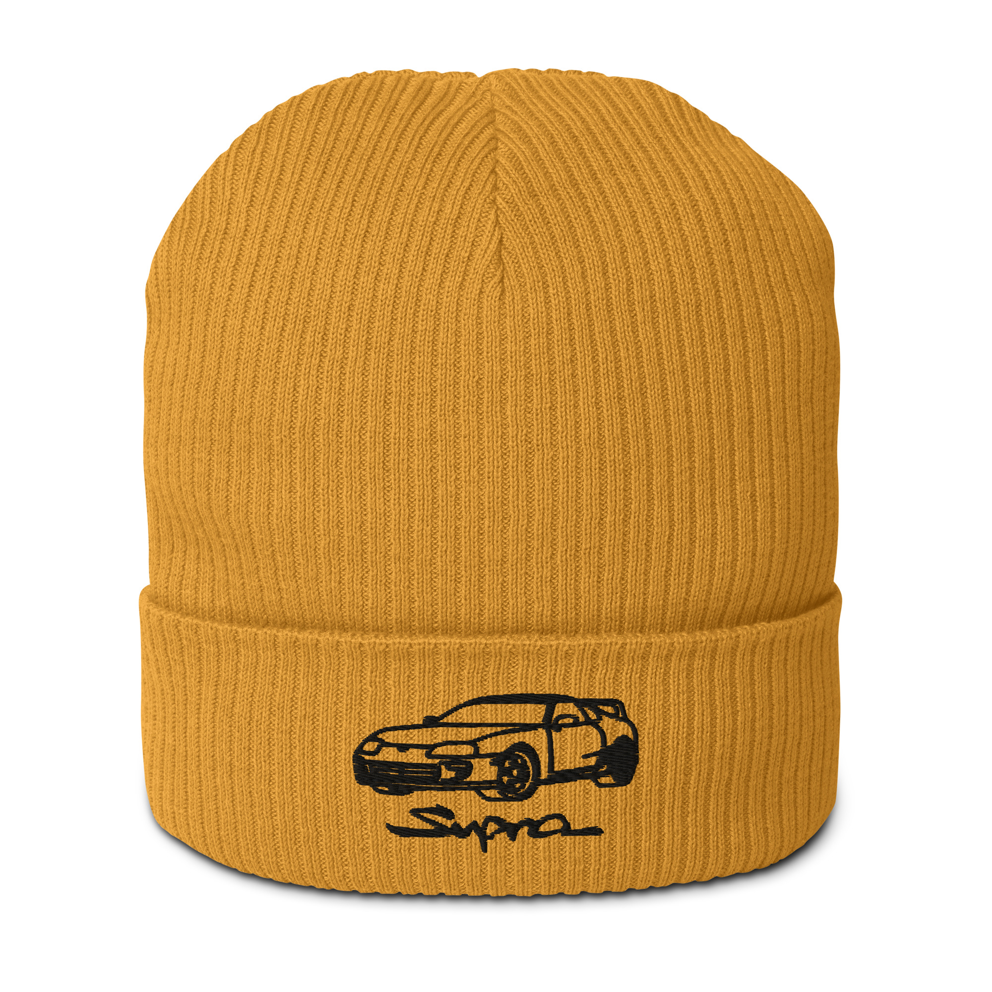 Toyota Supra JDM Organic ribbed beanie - Image 9