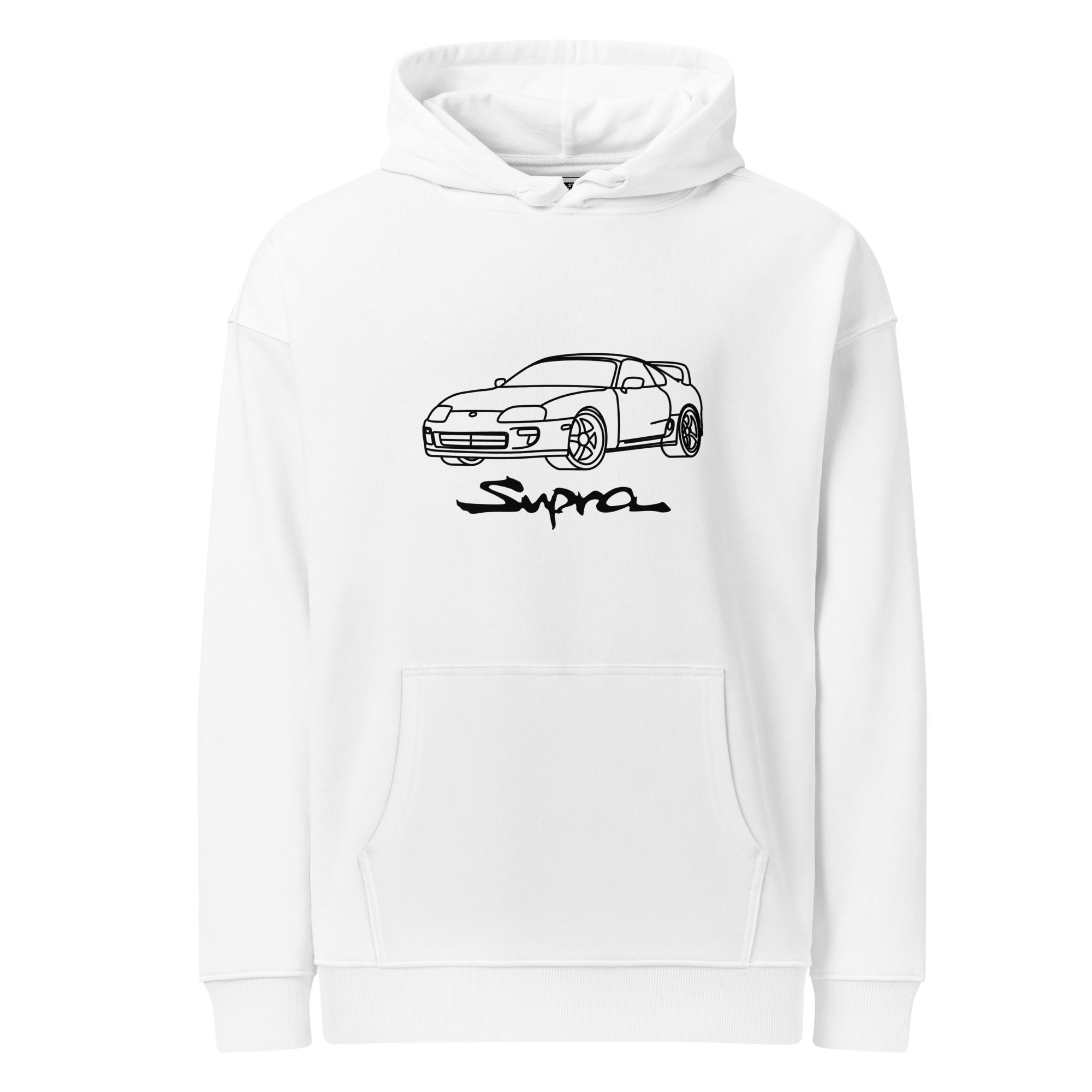 Toyota Supra JDM Organic relaxed hoodie – Unisex - Image 4