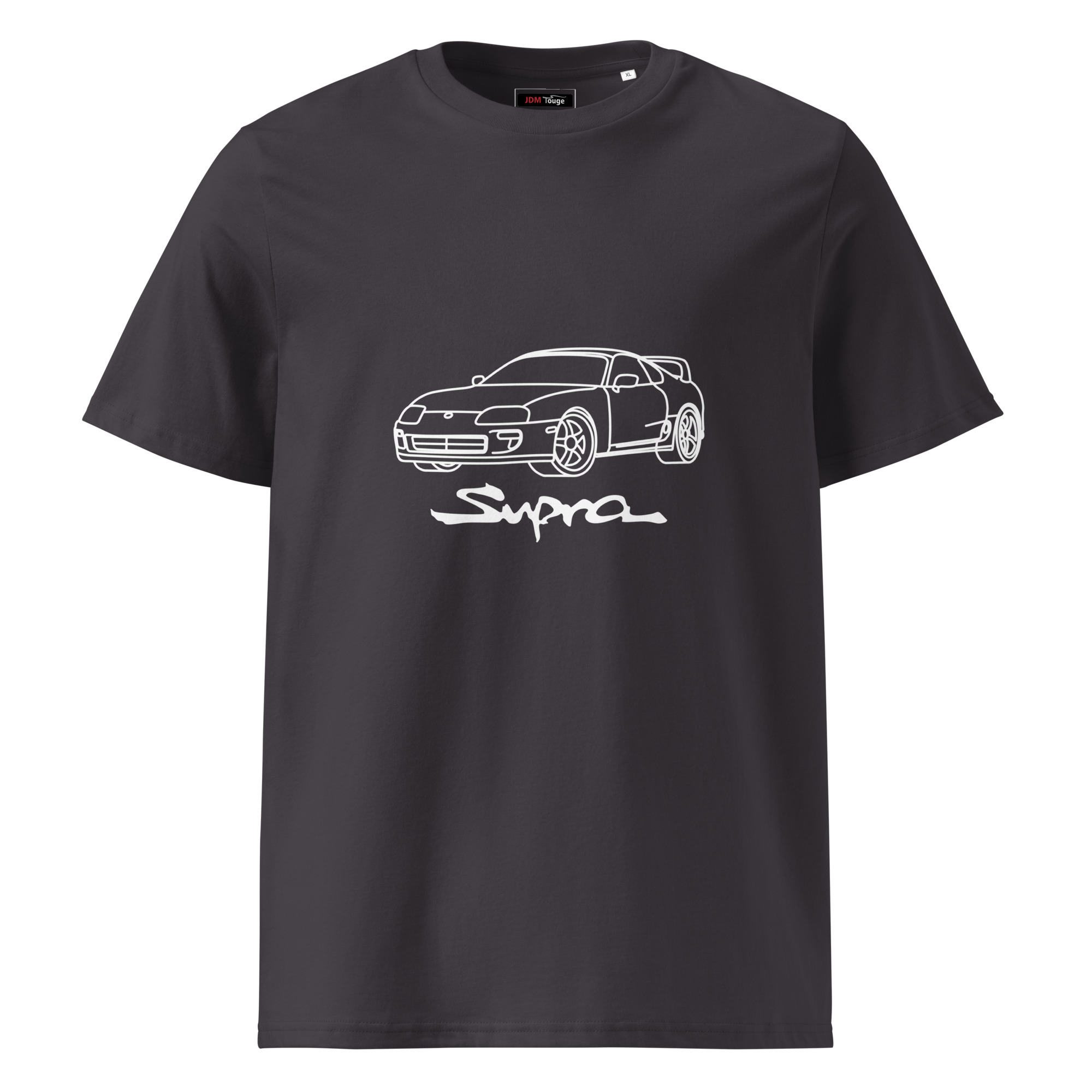 Toyota Supra MK4 Organic ribbed neck t-shirt - Unisex - Image 8