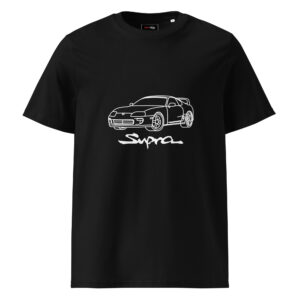 Toyota Supra MK4 Organic ribbed neck t-shirt - Unisex