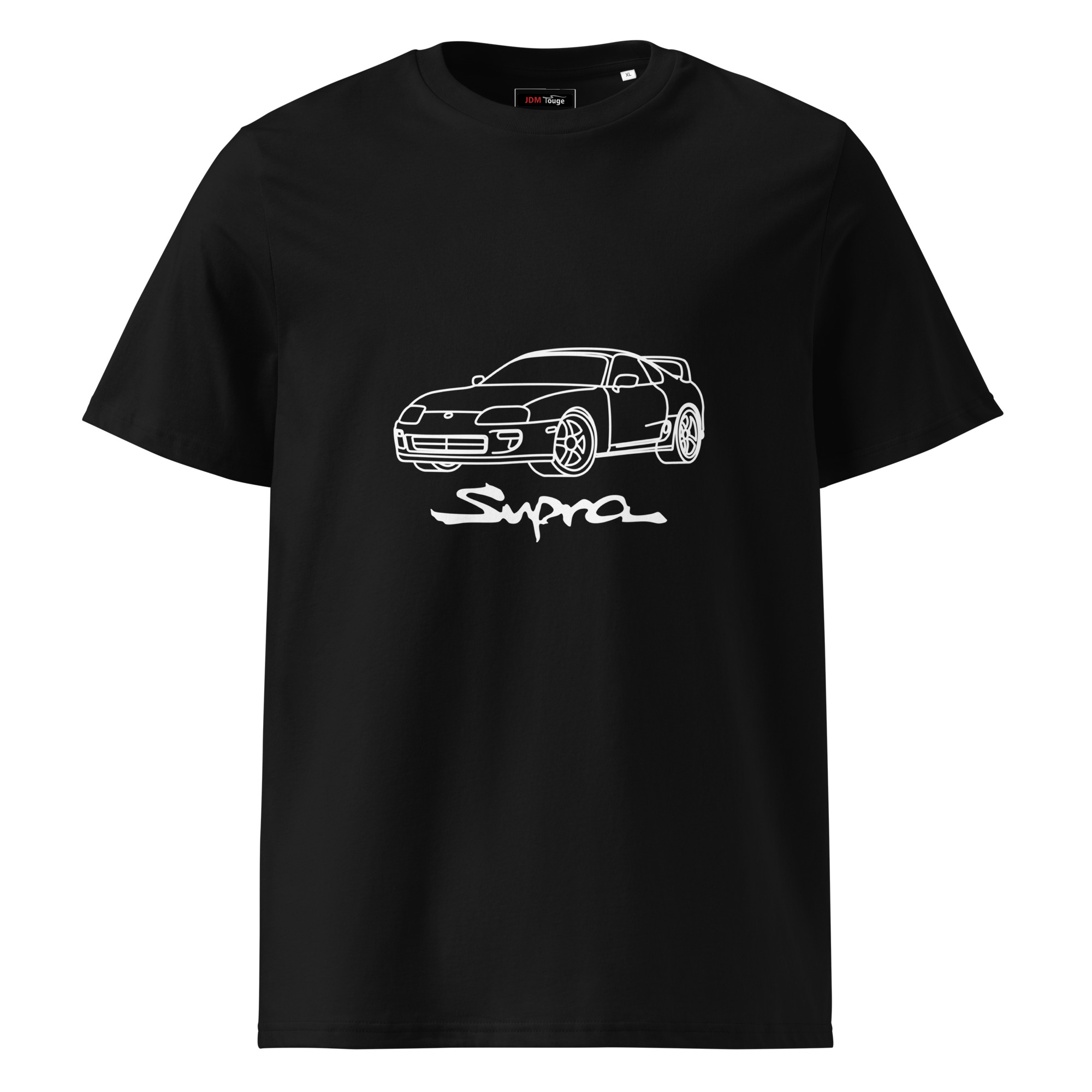 Toyota Supra MK4 Organic ribbed neck t-shirt - Unisex