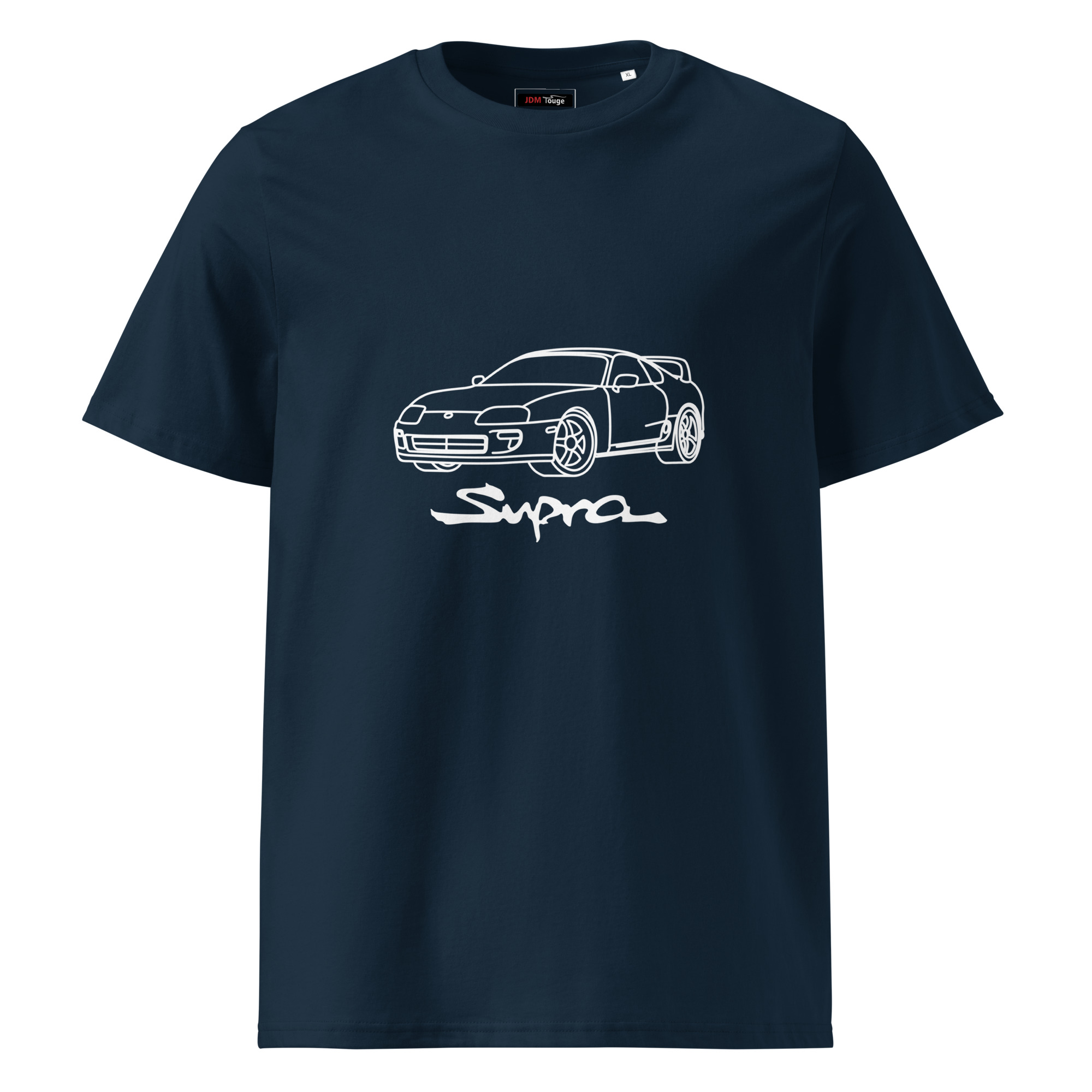 Toyota Supra MK4 Organic ribbed neck t-shirt - Unisex - Image 4
