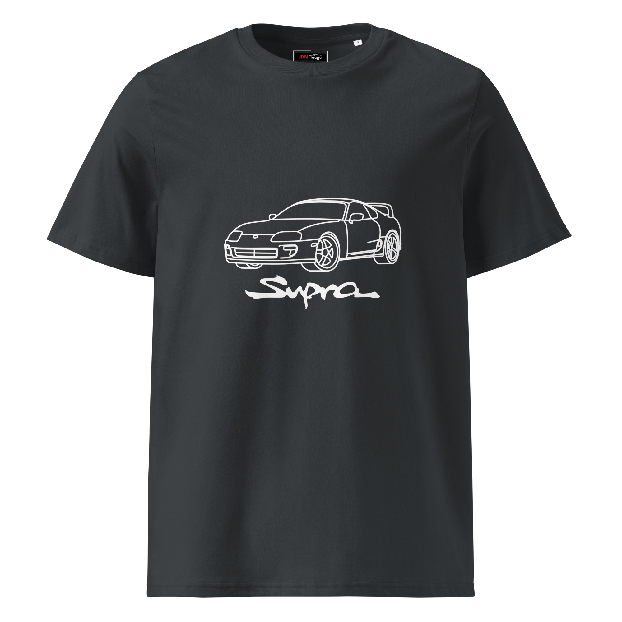 Toyota Supra MK4 Organic ribbed neck t-shirt - Unisex - Image 7