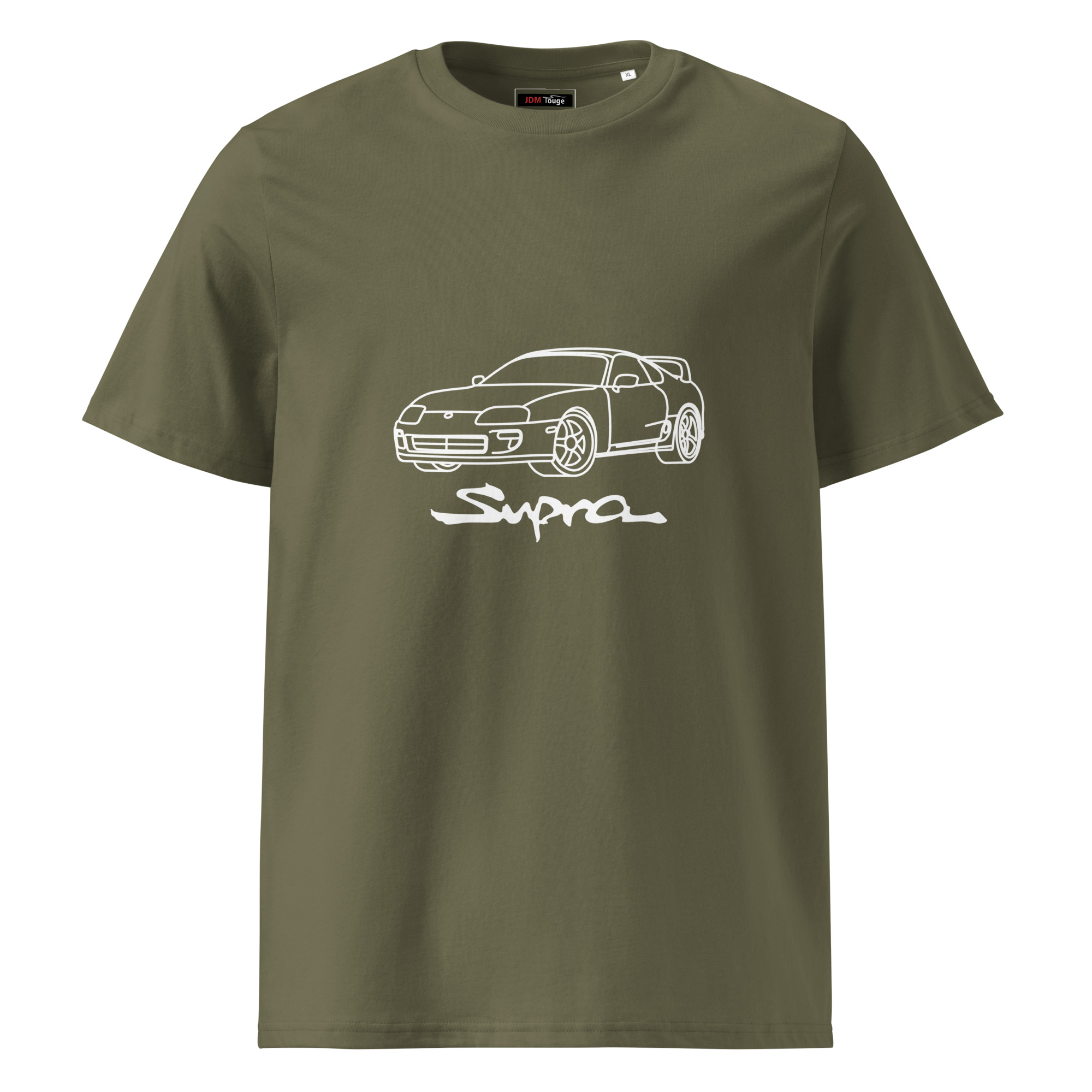 Toyota Supra MK4 Organic ribbed neck t-shirt - Unisex - Image 10