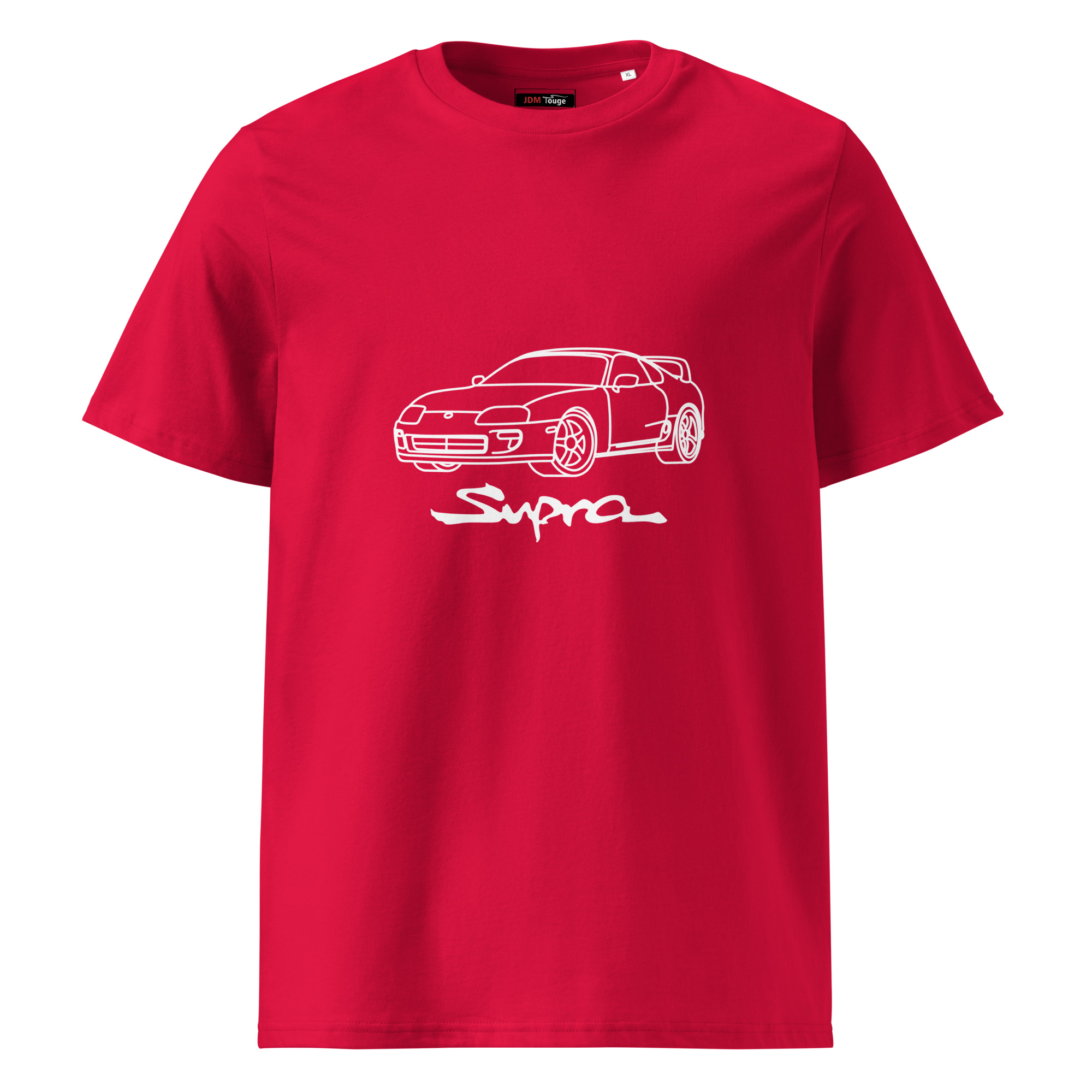 Toyota Supra MK4 Organic ribbed neck t-shirt - Unisex - Image 11